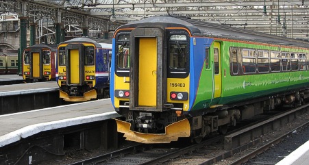 156403 CT, 156478 FSR, 156503 SPT at Glasgow Central, 29th June 2007