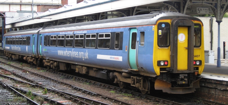 156407 'Wherry Lines' 15.Oct.2008