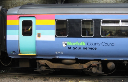 Norfolk County Council logo on 156417