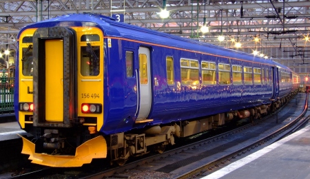 Blue 156494 at Glasgow Central, 27.Jan.2009