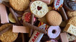 photo of assortment of British biscuits