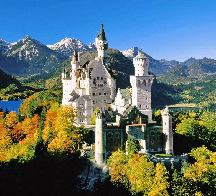 Bavarian gothic-revival castle