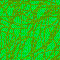 square of bright green scribbled over with apple-green