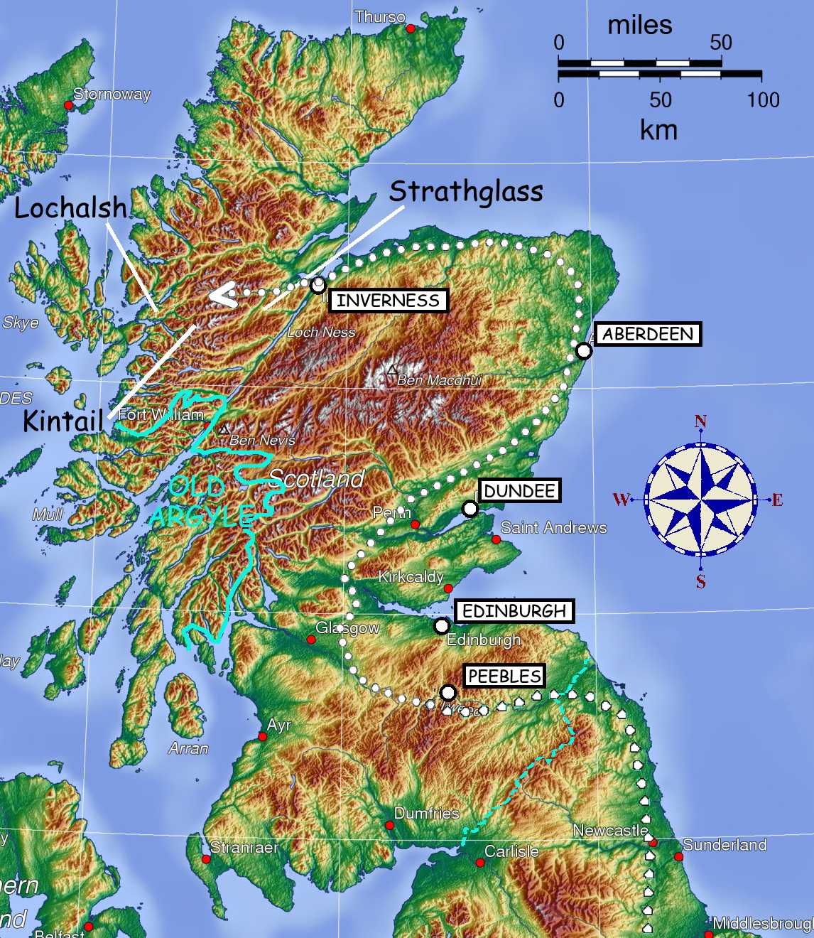 Hogwarts On A Map The Map Of Hogwarts: Location