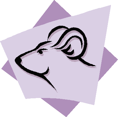 Outline of ship rat head, with smile, on abstract coloured ground