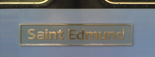 nameplate 'Saint Edmund' 