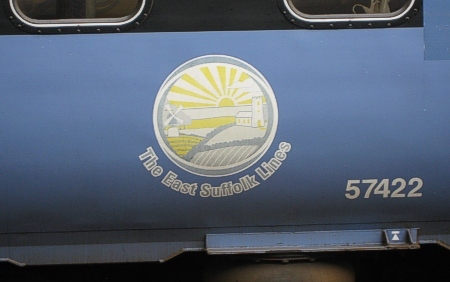 East Suffolk Lines emblem on 156422