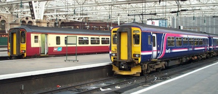 ScotRail and SPT 156s at Glasgow Central