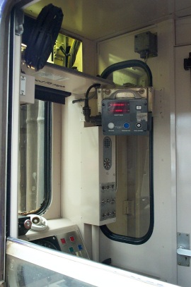 156 driving cab interior with CDU