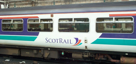 ScotRail logo on a 156, 03-May-03
