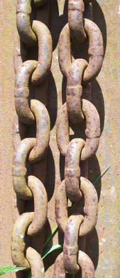 a photograph of a chain