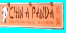 Chin-a Panda takeaway sign