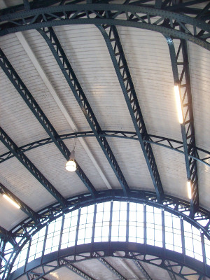 photograph of the roof at 's-Hertogenbosch station