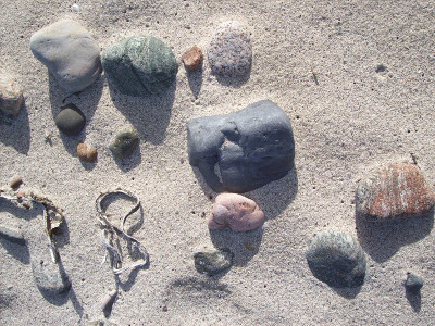 a photograph on Iona Beach