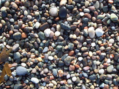 photograph of some pebbles