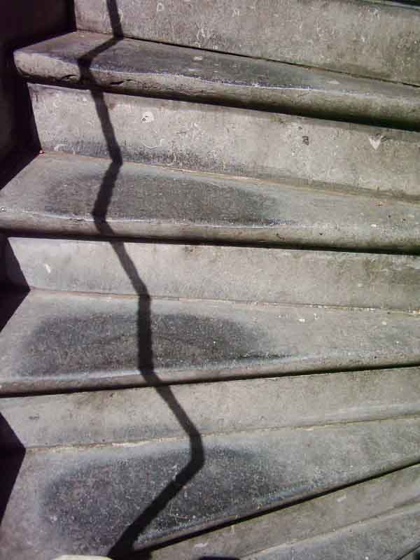 Photograph of steps in Amsterdam